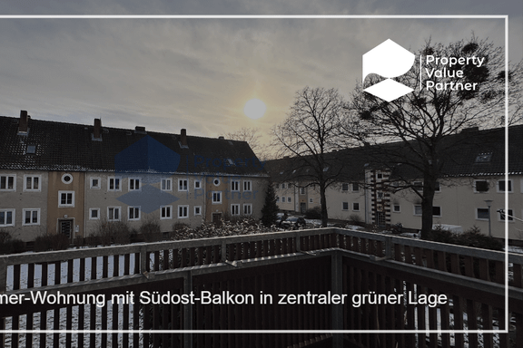 Helle 3-Zimmer-Wohnung mit S&uuml;dost-Balkon