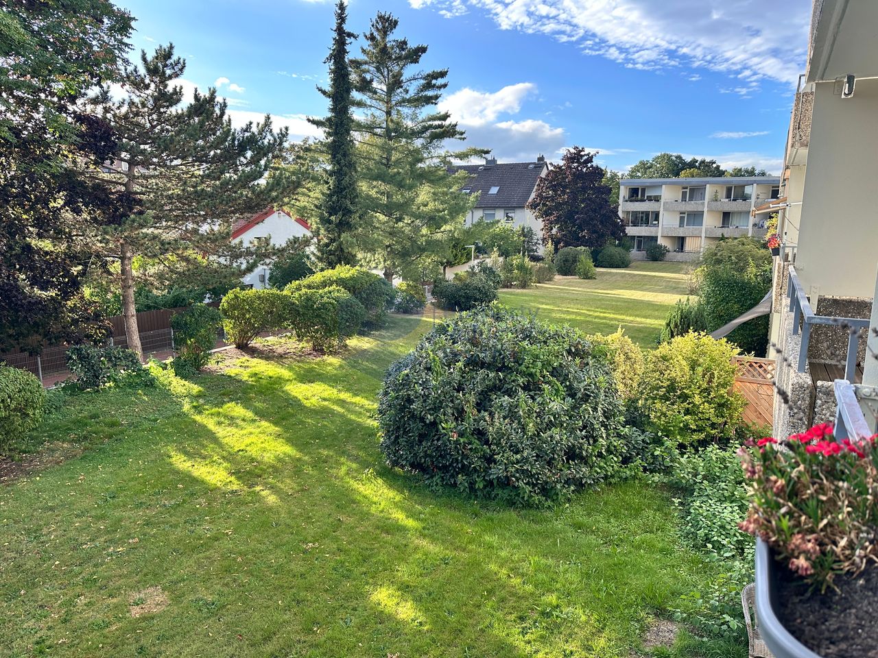 Blick vom Balkon