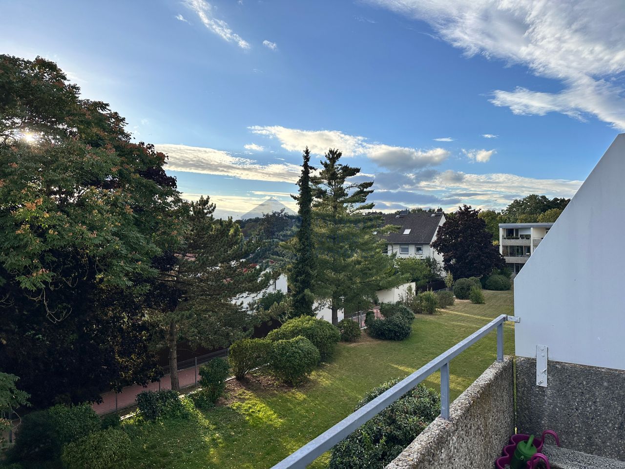 Blick vom Balkon