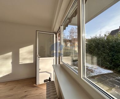 Helle frisch sanierte 3-Zimmer-Wohnung mit Gartenanteil