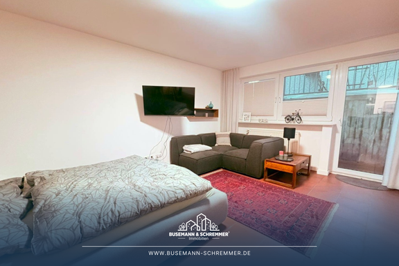 M&ouml;blierte Souterrain-Wohnung mit Garten in Berkhof